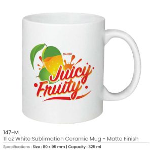 White Ceramic Mugs - Image 4