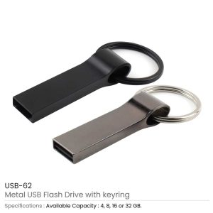 Metal USB Flash with Key Ring 16GB - Image 5