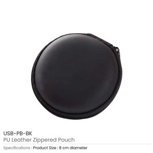 PU Leather Zippered Pouch - Image 6