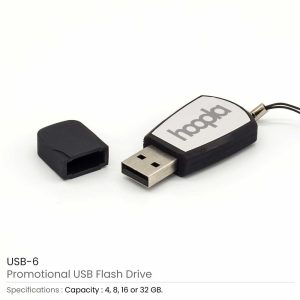 Black Rubberized USB Flash - Image 3