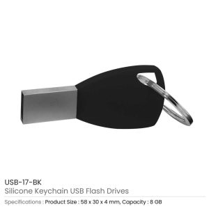 Silicone Keychain USB Flash 8GB - Image 8