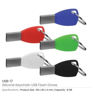 Silicone Keychain USB Flash 8GB - Image 3