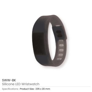 Silicone Wristbands with Digital Watch - Image 10