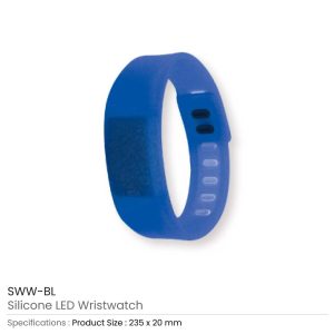 Silicone Wristbands with Digital Watch - Image 9