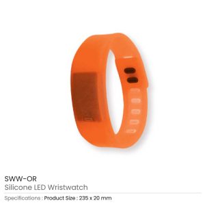 Silicone Wristbands with Digital Watch - Image 7