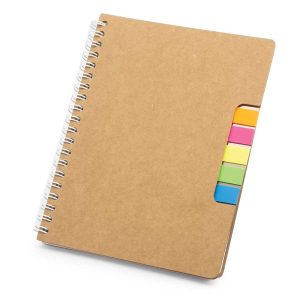 Spiral Notebook with Sticky Note and Pen - Image 1