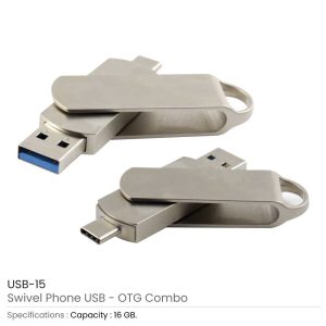 Swivel Phone USB OTG Combo - Image 3