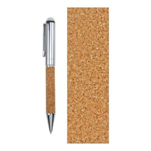 Metal Pen with Cork Barrel and Box - Image 1