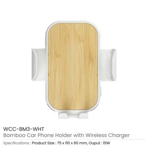 Car Phone Holder with Wireless Charger - Image 3