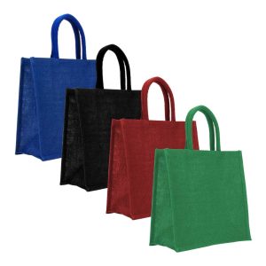 Reusable Square Jute Bags - Image 1