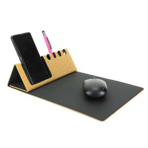 Multi Function Foldable Cork+PU Mousepad - Image 4