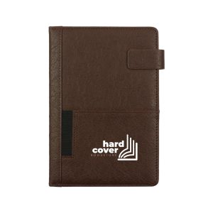 Dorniel A5 PU Notebooks with Front Pocket & Magnetic Flap - Image 2