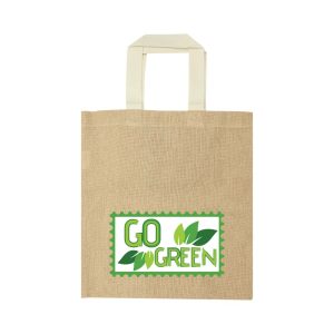 Cotton Like Jute Bags with Webbing Handle 250gsm - Image 2