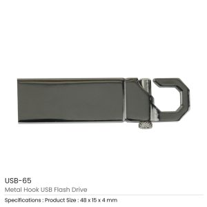 Metal Hook USB Flash Drives - Image 3