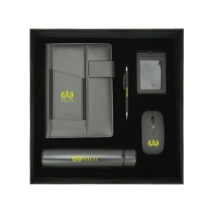 Corporate Office Gift Set in Black Cardboard Box - Image 2