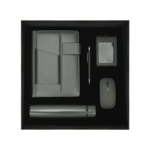 Corporate Office Gift Set in Black Cardboard Box - Image 1