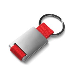 Metal Keychain with Strap - Image 1