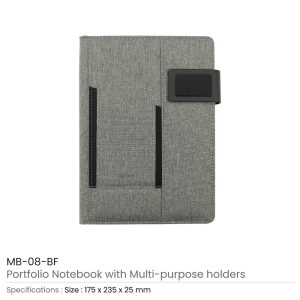 Portfolio Notebooks with Multi-purpose Holder - Image 4