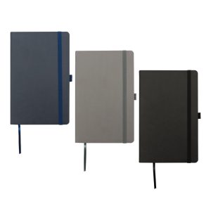 Appeel A5 PU Notebooks with Elastic Band Pen Loop Bookmark - Image 1