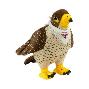 Falcon Plush Toys with White Scarf for Branding 22 cm - Image 2