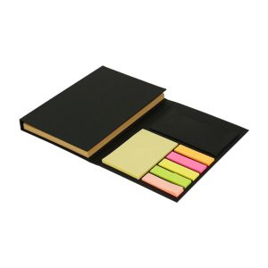 Tri-Fold Notepad with Sticky Notes, Pen, Card Slot and Ruler - Image 6