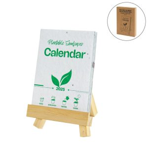 2025 Table Calendars with Plantable Seeds - Image 1