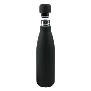 Premium Soft Touch Black Cola Bottles in Stainless Steel 500ml - Image 4