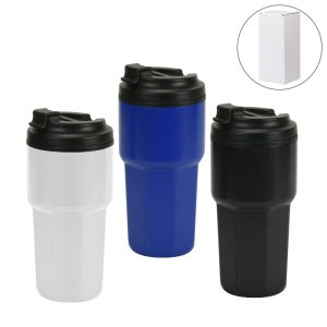 Double Wall Tumblers Flip-top PP Lid in 473ml - Image 1