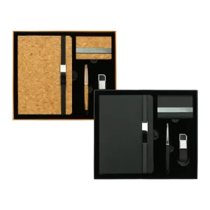 Office Gift Sets with Notebook, Pen, Card Holder, Keychain - Image 1